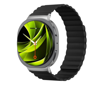 Pasek i akcesoria do zegarków Mobile Origin Easy Strap Magnetic Galaxy Watch 8 Black
